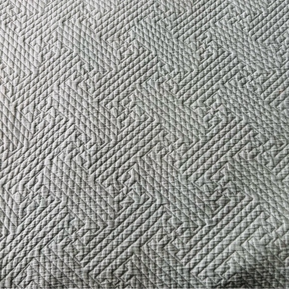 West Elm Bedding West Elm Queen Organic Cotton Parquet Texture